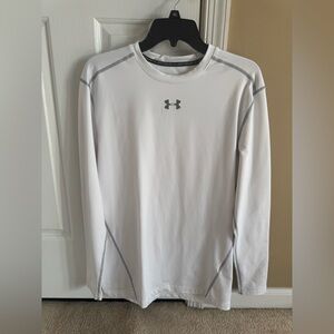 Under Armour Men's White Long Sleeve Tee